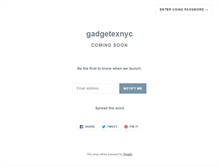 Tablet Screenshot of gadgetex.com